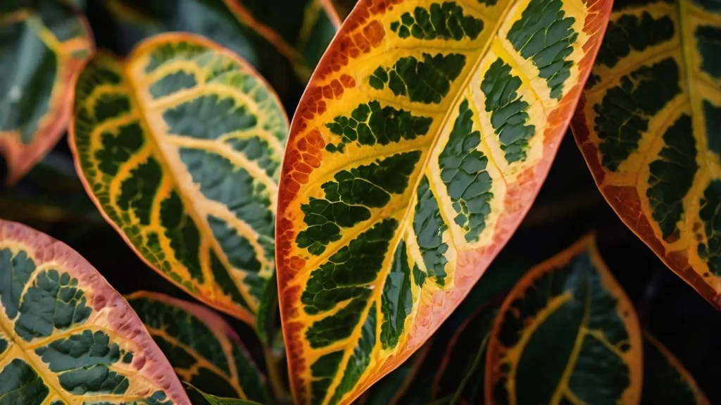 Healthy croton plant in a modern indoor setting, thriving under ideal lighting conditions – Expert Croton Plant Care guide