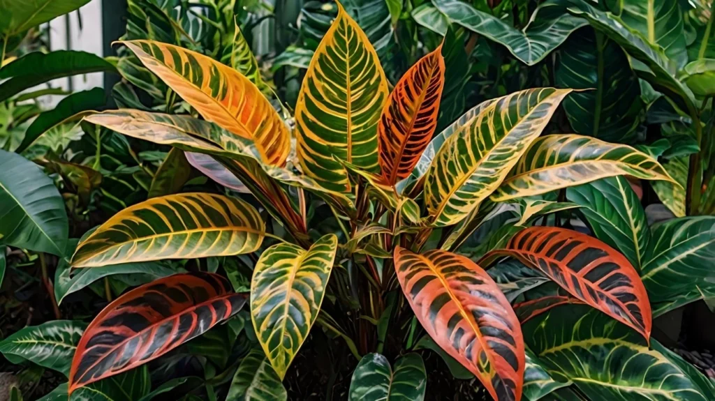 Person watering a croton plant, demonstrating proper plant care techniques – Croton Plant Care to prevent overwatering